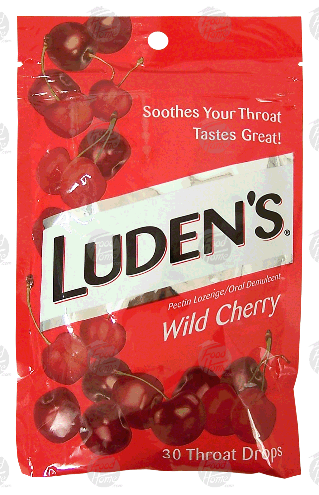 Luden's  pectin lozenge/oral demulcent, wild cherry throat drops Full-Size Picture